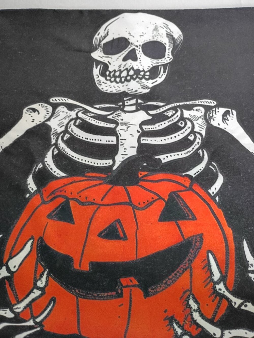Halloween Skeleton Pumpkin Pillow Case Covers 17 in by 17 in square